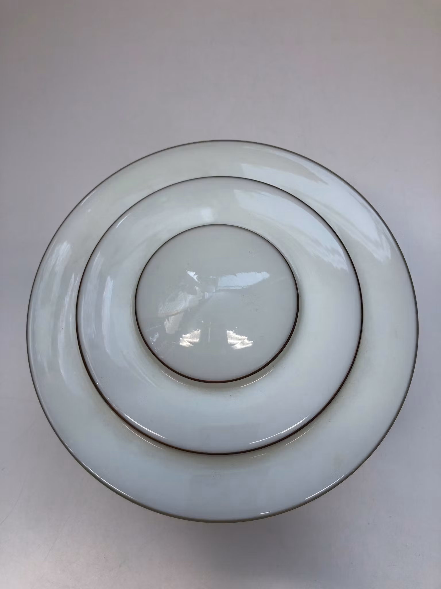LAMPKUPA, glas, Art Deco, 1930/40-tal.