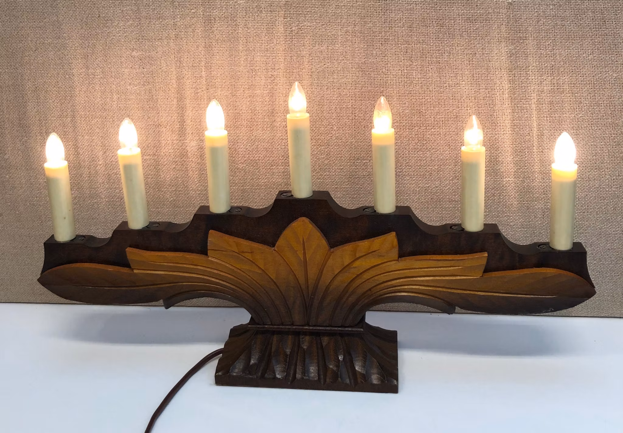 ADVENTSLJUSSTAKE, trä, PH 52 Philips, 1900-talets mitt.
