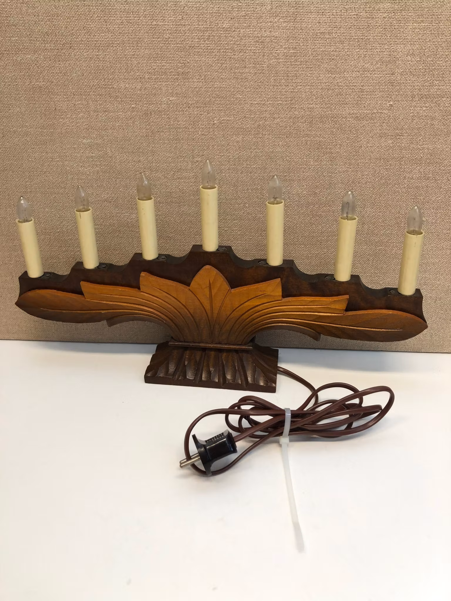 ADVENTSLJUSSTAKE, trä, PH 52 Philips, 1900-talets mitt.