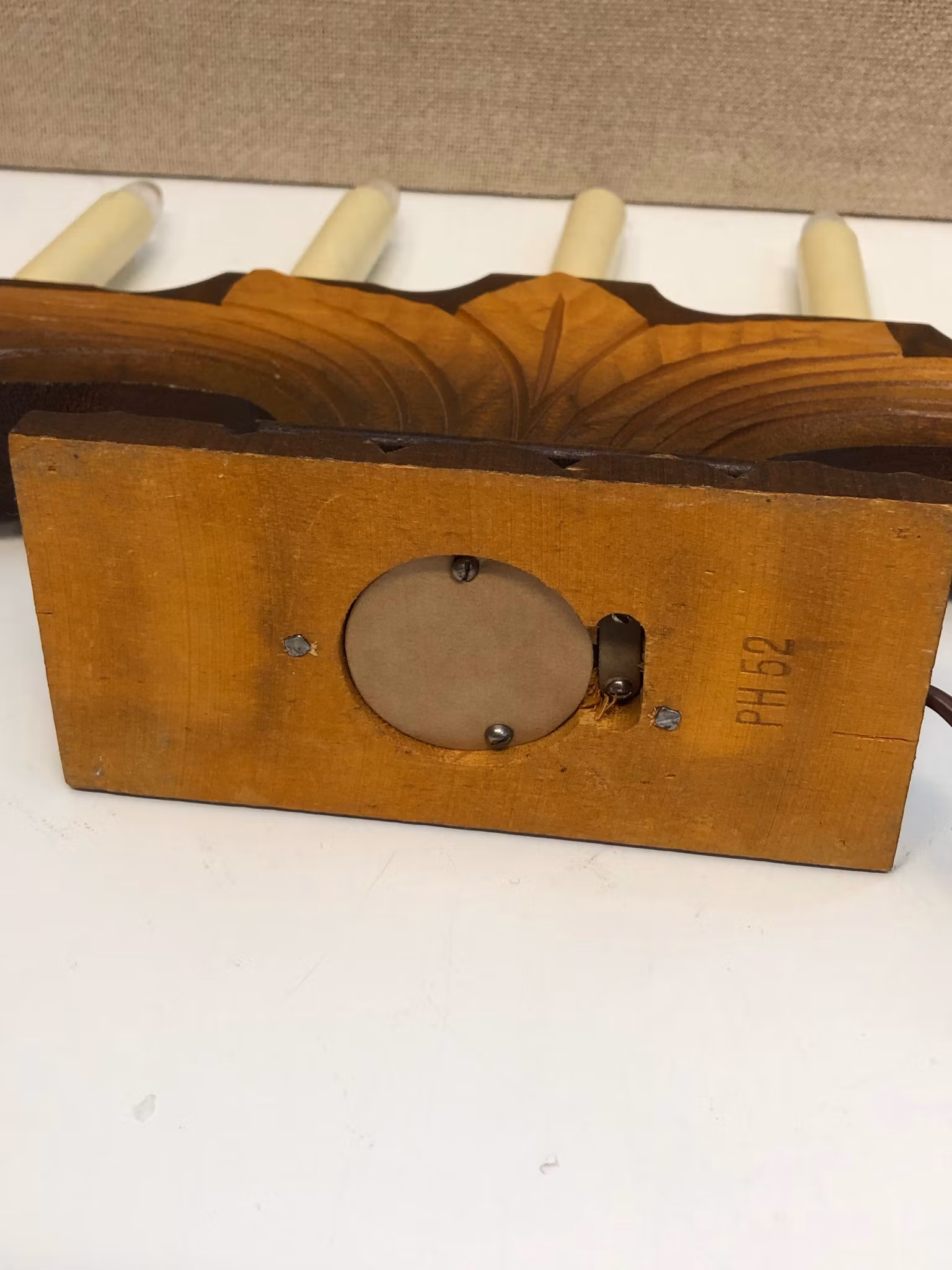 ADVENTSLJUSSTAKE, trä, PH 52 Philips, 1900-talets mitt.