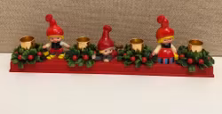 ADVENT CANDLEHOLDER, plastic/metal, candle holder, 1960s/70s.