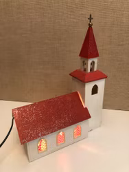 JULKYRKA, trä, 1900-talets andra hälft.