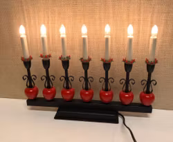 ADVENTSLJUSSTAKE, smide, "Jul",  Philips 1960/70-tal.