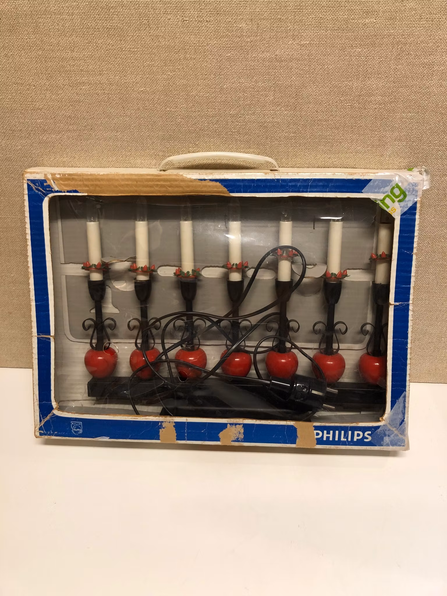 ADVENTSLJUSSTAKE, smide, "Jul",  Philips 1960/70-tal.