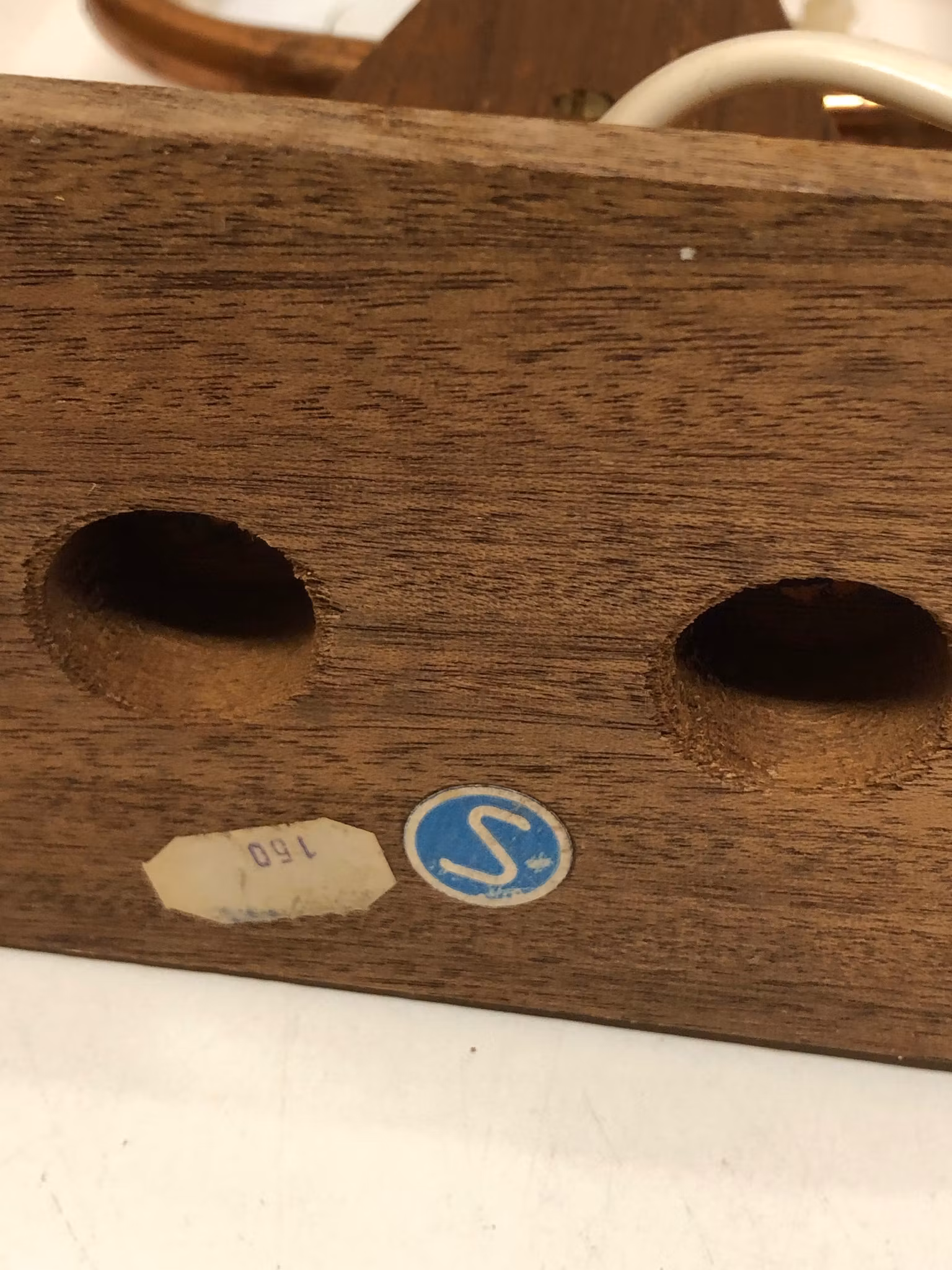 ADVENTSLJUSSTAKE, metall/teak, Skandia, 1960/70-tal.