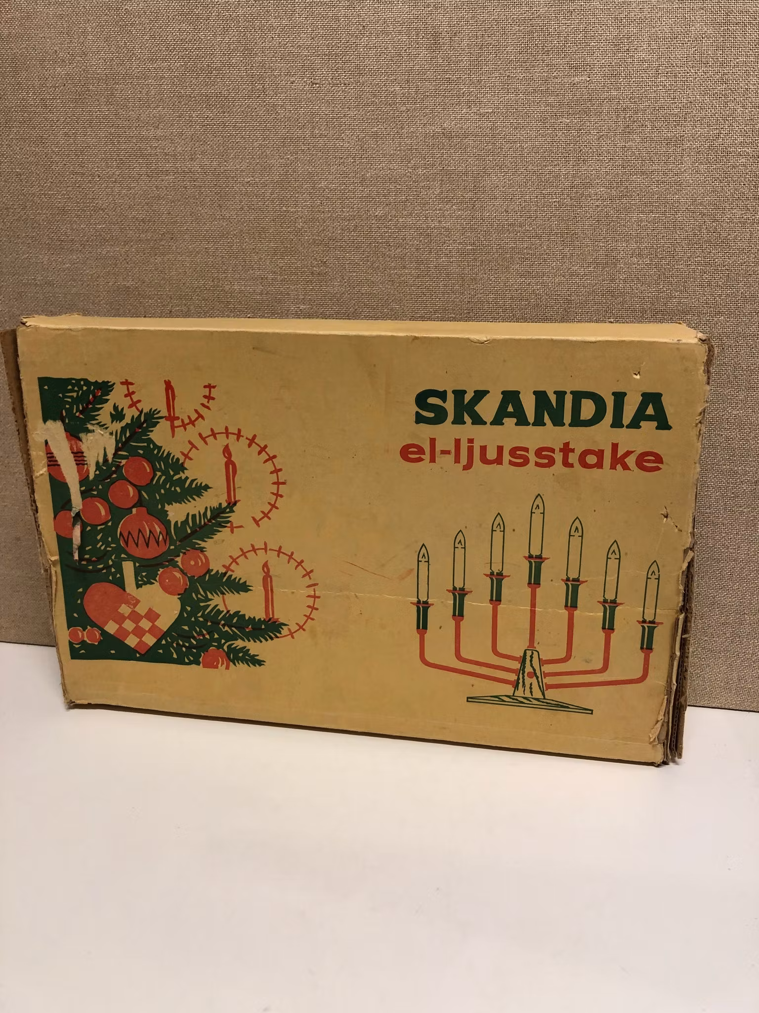 ADVENTSLJUSSTAKE, metall/teak, Skandia, 1960/70-tal.