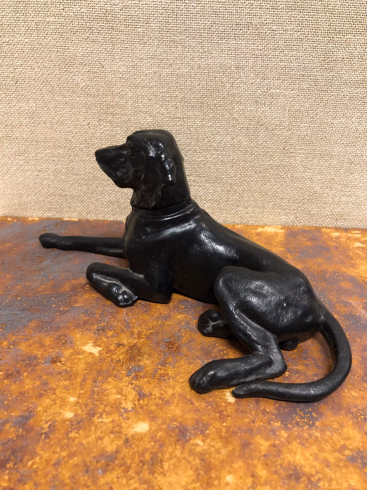SKULPTUR, gjutjärn, "Hund", Kasli, Ryssland, 1900-talets andra hälft.