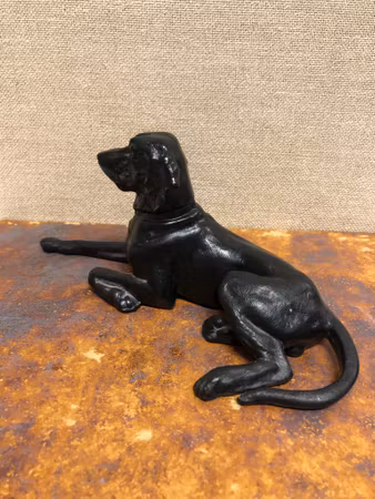 SKULPTUR, gjutjärn, "Hund", Kasli, Ryssland, 1900-talets andra hälft.