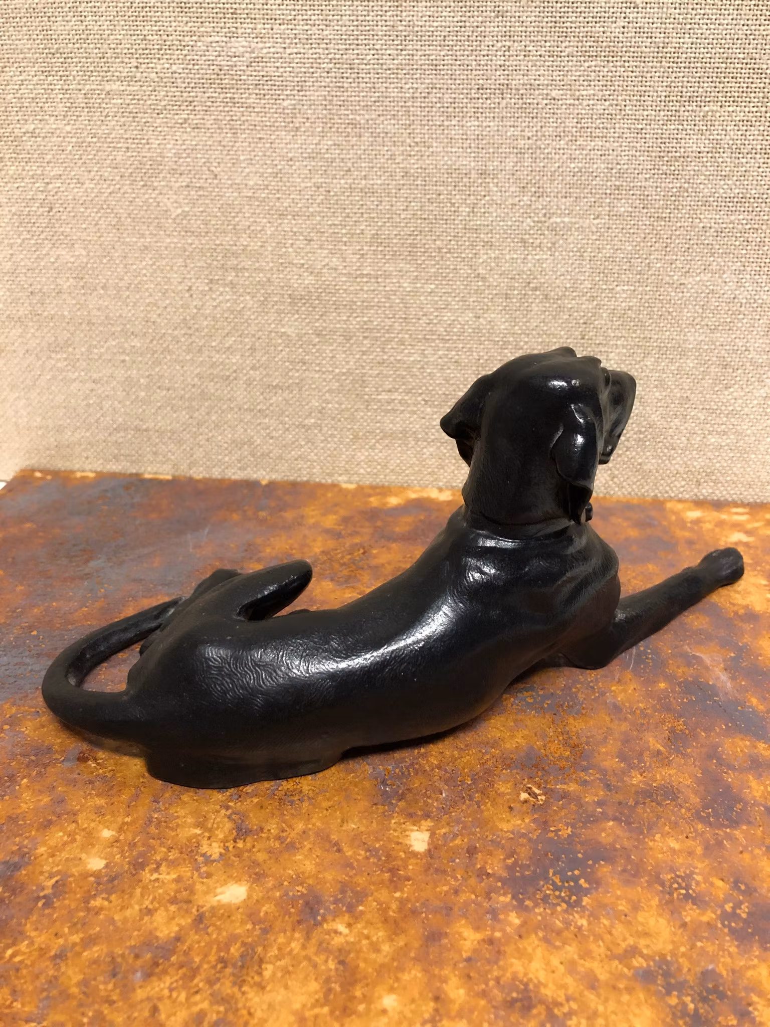 SKULPTUR, gjutjärn, "Hund", Kasli, Ryssland, 1900-talets andra hälft.
