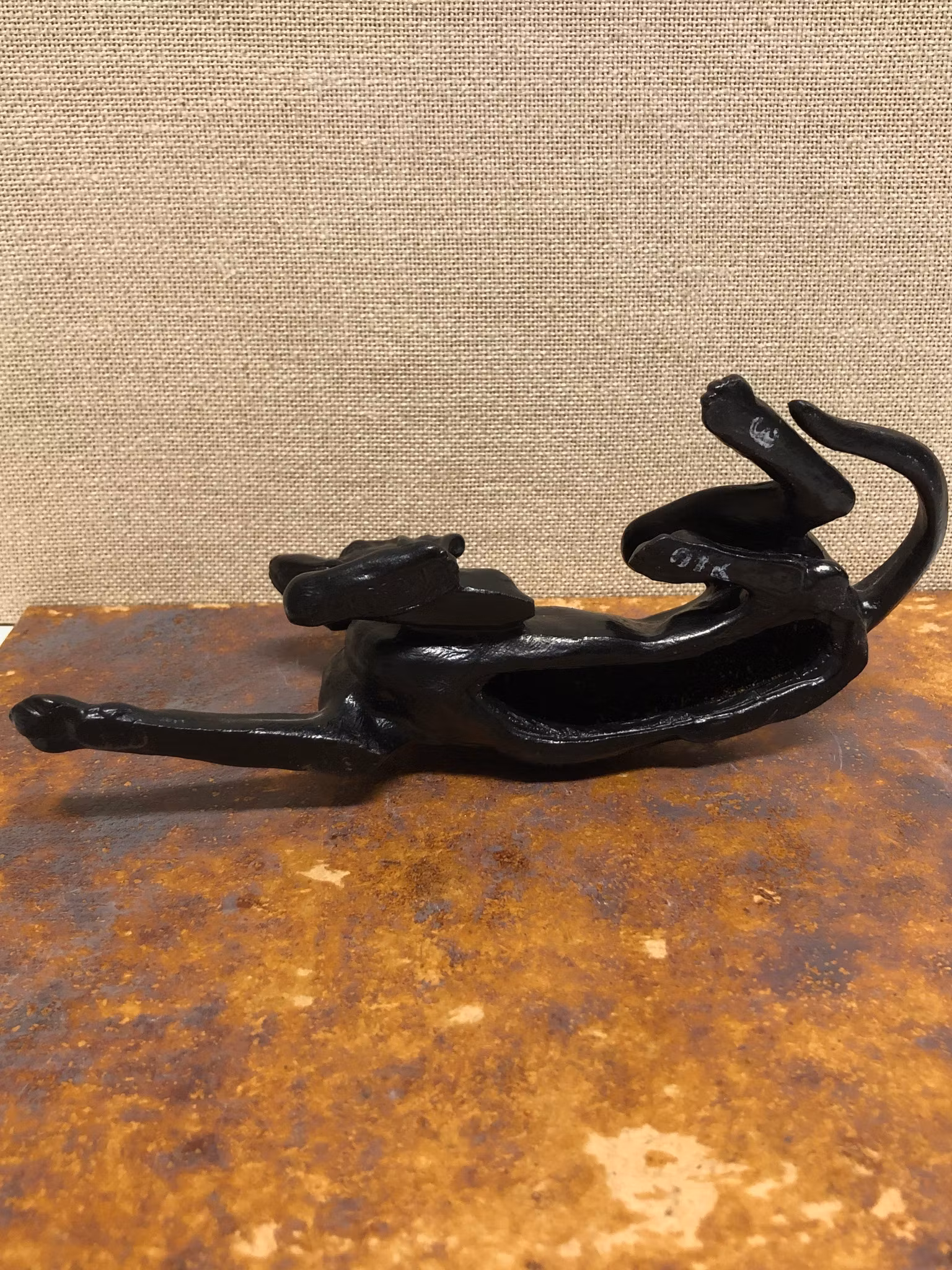 SKULPTUR, gjutjärn, "Hund", Kasli, Ryssland, 1900-talets andra hälft.