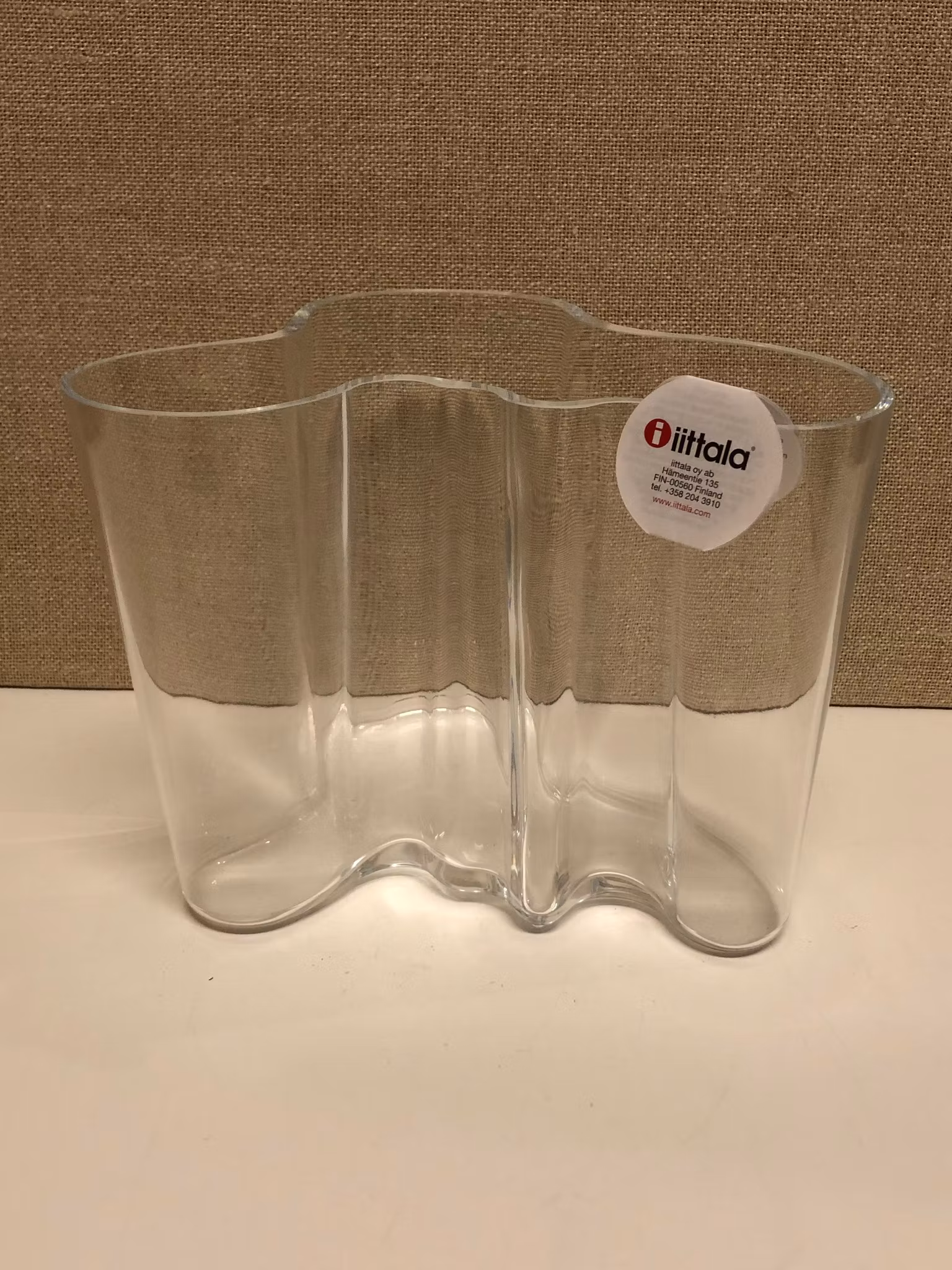 ALVAR AALTO. Vas, glas, "Savoy", Iittala, Finland.