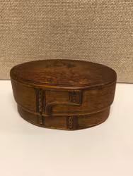 SVEPASK, trä, miniatyr, dekor av Gevär & Jakthorn, 18/1900-tal.