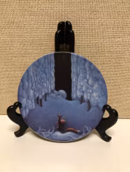 LENNART HELJE, stengods, " Julmotiv " Arabia, Finland.