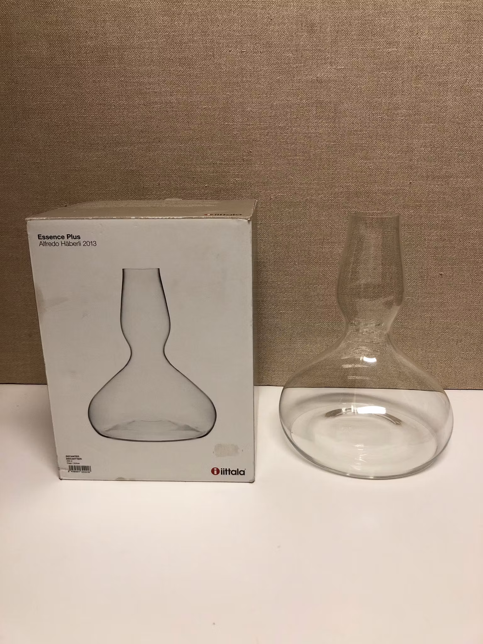ALFREDO HÄBERLI. Karaff, glas, "Essence Plus", originalkartong, Iittala, 2000-tal.
