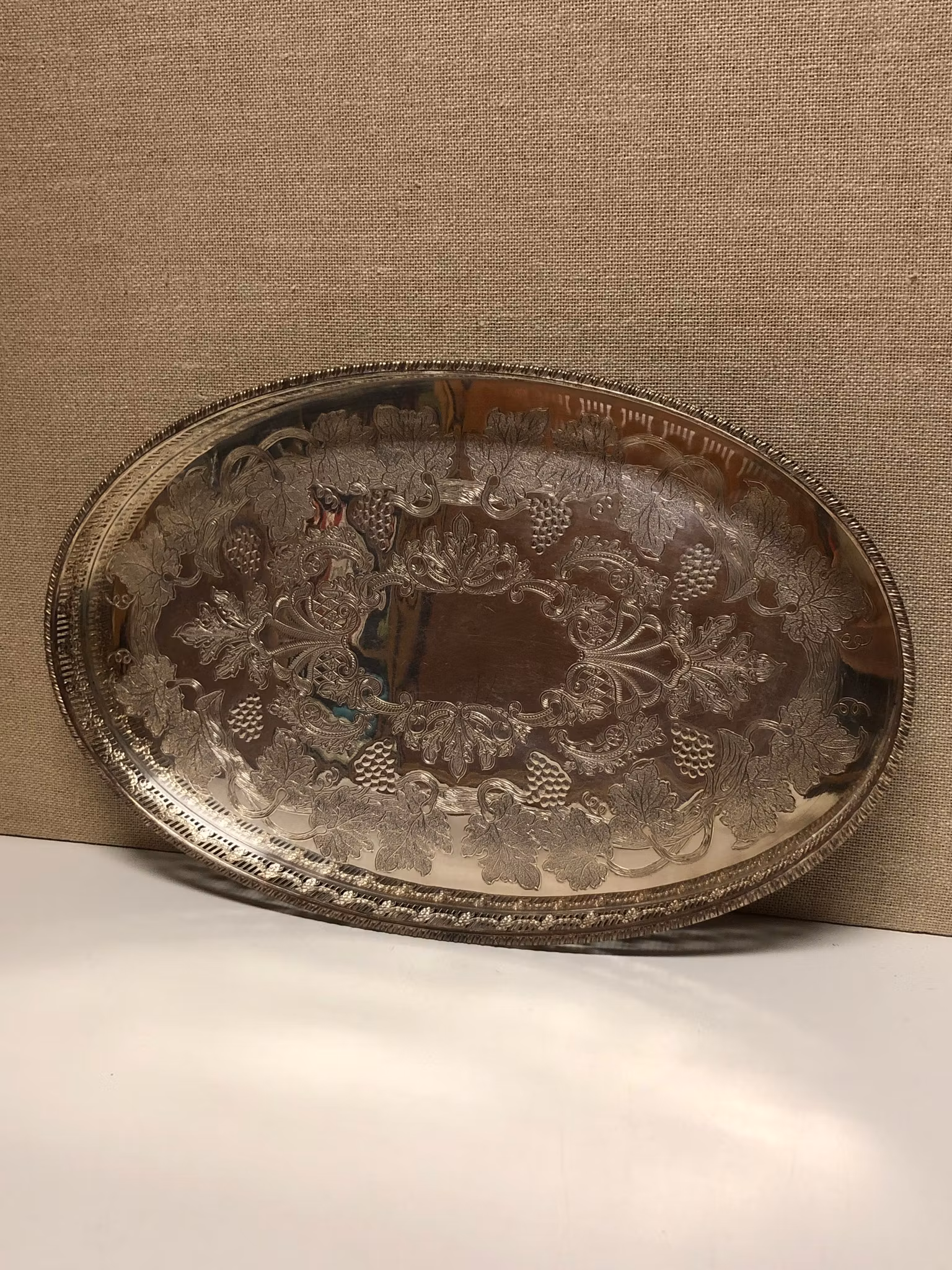 BRICKA, nysilver, Viners Ltd, Sheffield, England, 1900-talets andra hälft.