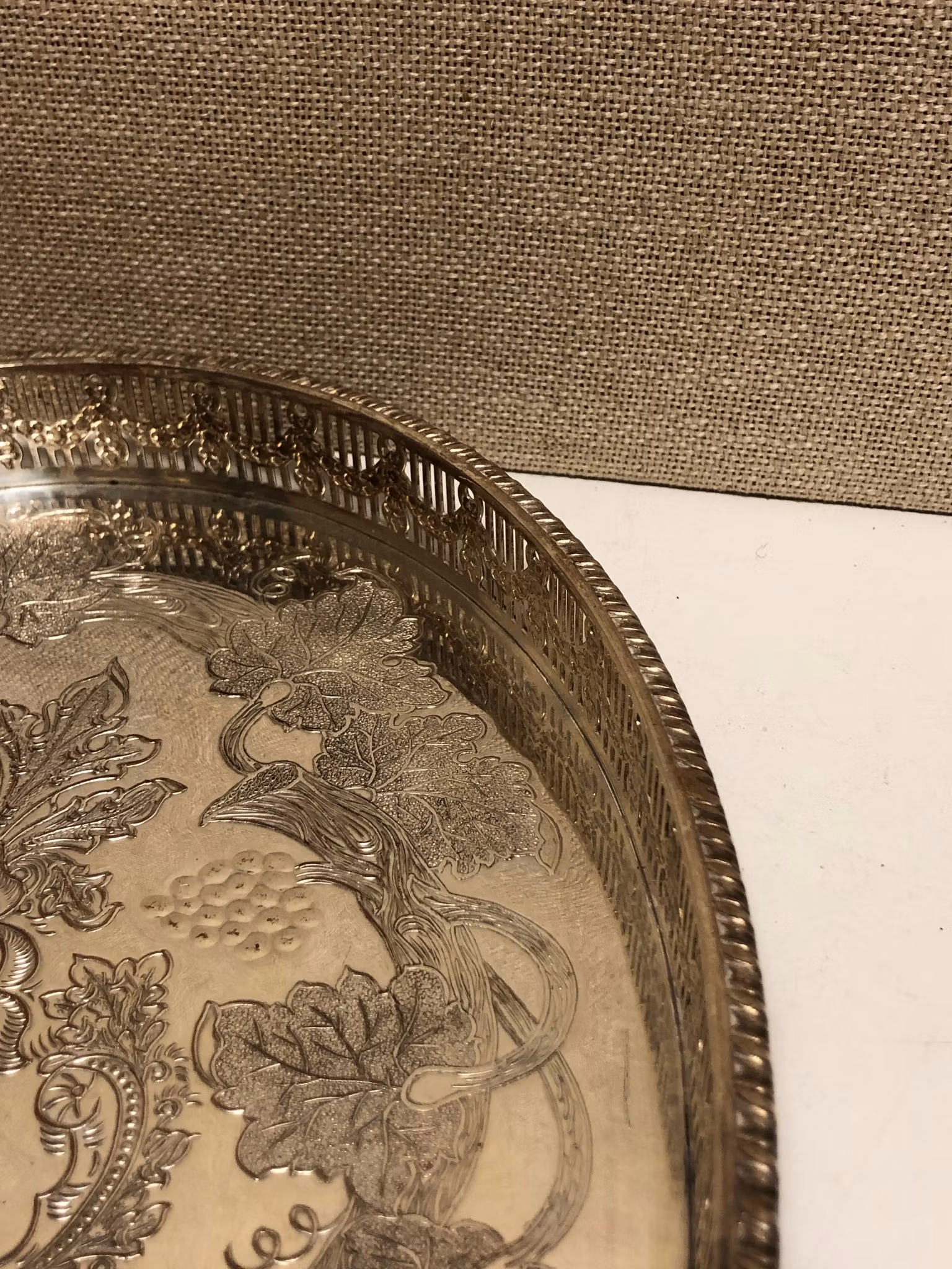 BRICKA, nysilver, Viners Ltd, Sheffield, England, 1900-talets andra hälft.