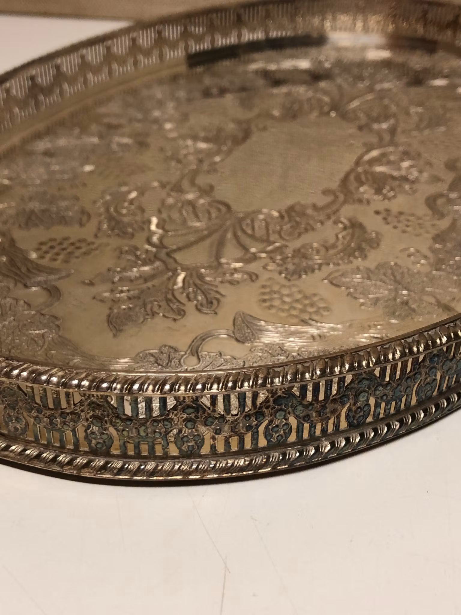 BRICKA, nysilver, Viners Ltd, Sheffield, England, 1900-talets andra hälft.