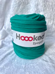 Hoooked Zpagetti heklegarn - grønn