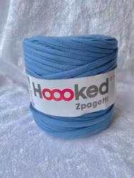 Hoooked Zpagetti heklegarn - mellomblå