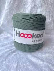Hoooked Zpagetti heklegarn - grønn