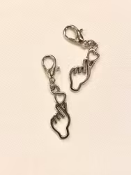 Maskemarkør - finger heart