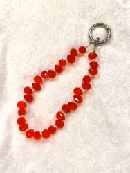 Veskepynt/lenke - rød