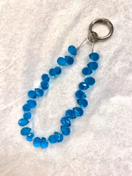 Veskepynt/lenke - turkisblå