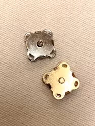 Magnetlås liten (gull/sølv)