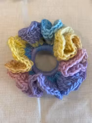 Heklede scrunchies