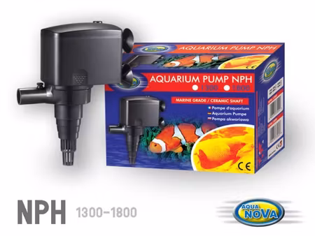 NPH-1300 Intern Pumpe - 1300L/t - Ferskvand & Havvand - Effektiv Cirkulation til Dit Akvarium