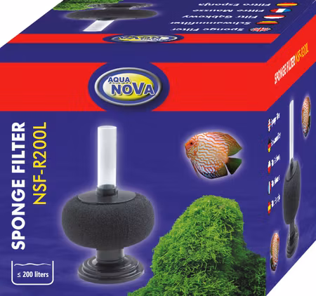 NSF-R200L Akvariesvampfilter - Effektiv Biologisk Filtration til Akvarier - 200L
