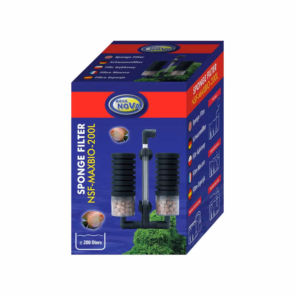 To-kammer Svampefilter med Keramisk Indsats - NSF-MAXBIO-200L