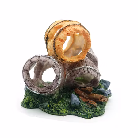 Akvarium harpiks ornament 12x9,5x11cm AN1009