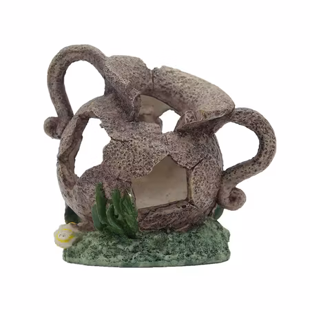Akvarium harpiks ornament 15x10x14cm AN033