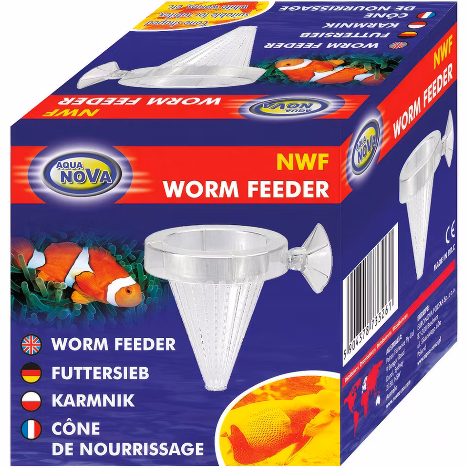 NWF Aqua Nova Ormekop - Naturlig Fodring til Akvariefisk