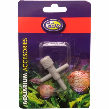 Aqua Nova ventil i blisterpakning 4mm 3 vejs - NV-2