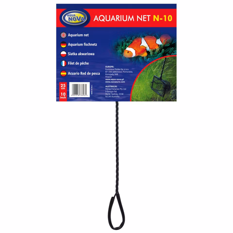 Professionelt Fiskenet 25 cm - skånsom håndtering af akvariefisk