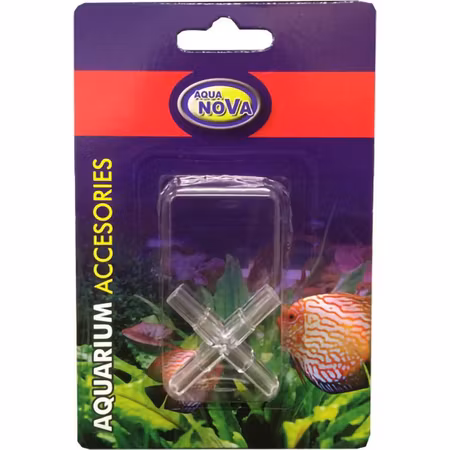 NAT-6 Aqua Nova 4-vejs kobling 4mm i blister (2stk)