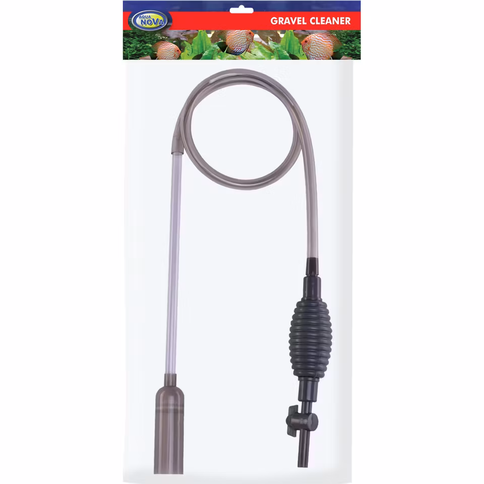 Akvariegrusrenser 170cm - Hurtig og Nem Vandskift - GC-VAL-GREY