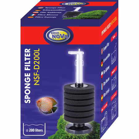 Aqua Nova NSF-D200L - Intern Svampfilter til Akvarier op til 200L