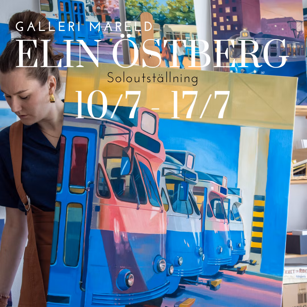 Soloutställning av Elin Östberg 10-17/7 - Galleri Scandinavia