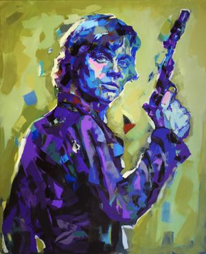 "Luke Skywalker" - Limited Edition Poster by LEG. 50x70 cm