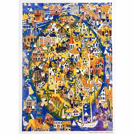 "Piratens Österlen" av Gunilla Mann, Konstposter, 50x70 cm