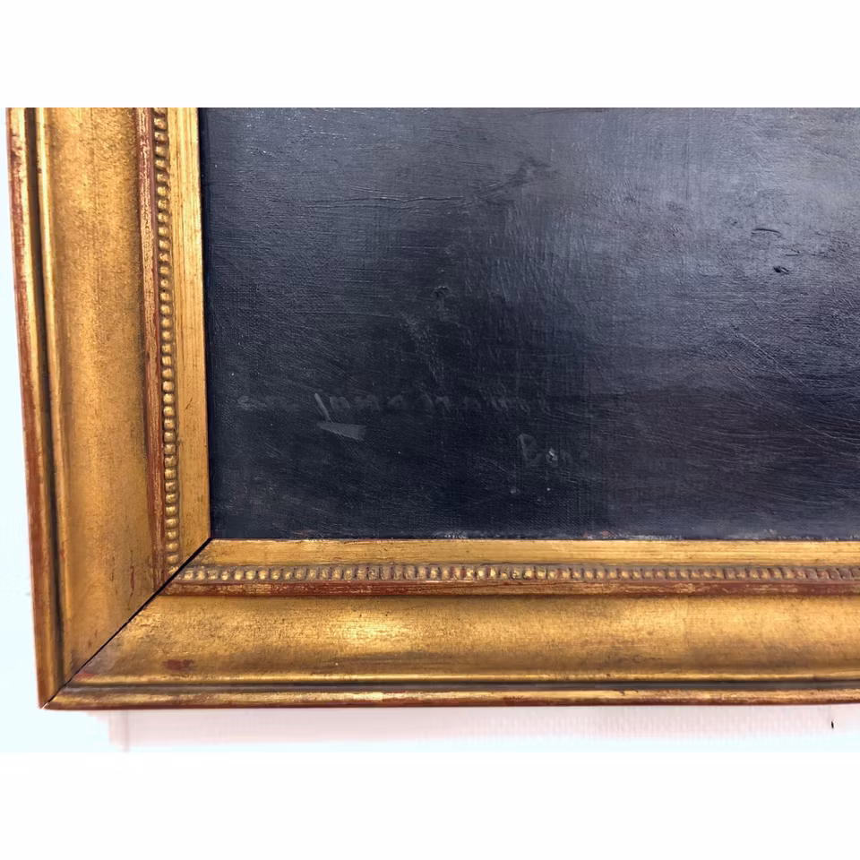 "Ingen titel" av Arvid Johansson, Olja på duk. 180x126 cm