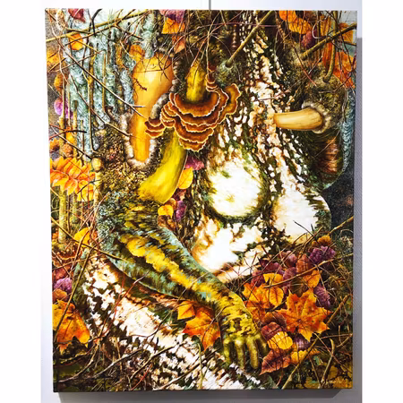 "Sensual Trolls" av Bjørn Lindow, Akryl på duk 80x100cm