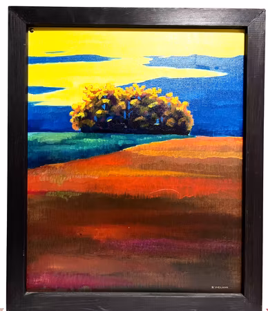 Olja på duk av Björn Weiland, 60x71,5 cm