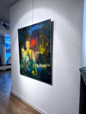 "Huldra" Olja på duk av Catharina Köhler. 120x133cm