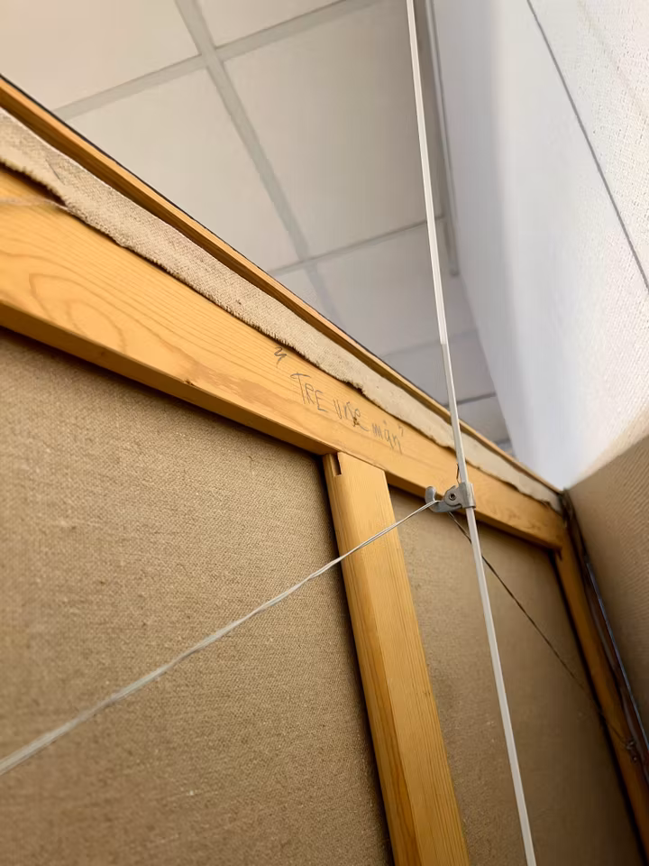 "Tre Vise Män" av Sven-Erik Johansson (1925-2020), Olja på duk, 160x130