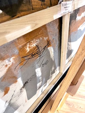 "Three Mile Island" Akrylmålning på duk av Jonas Brodin- 90x70 cm