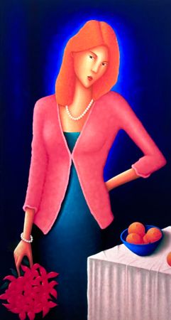 "Femme" Litografi av Ralf Arzt 51x89 cm